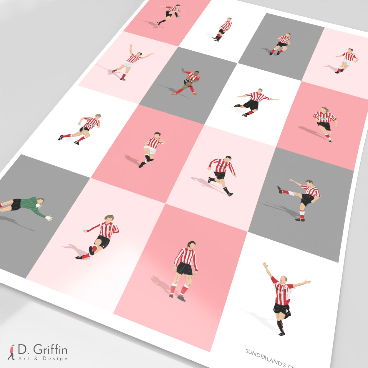 Sunderland's Greatest Players Print