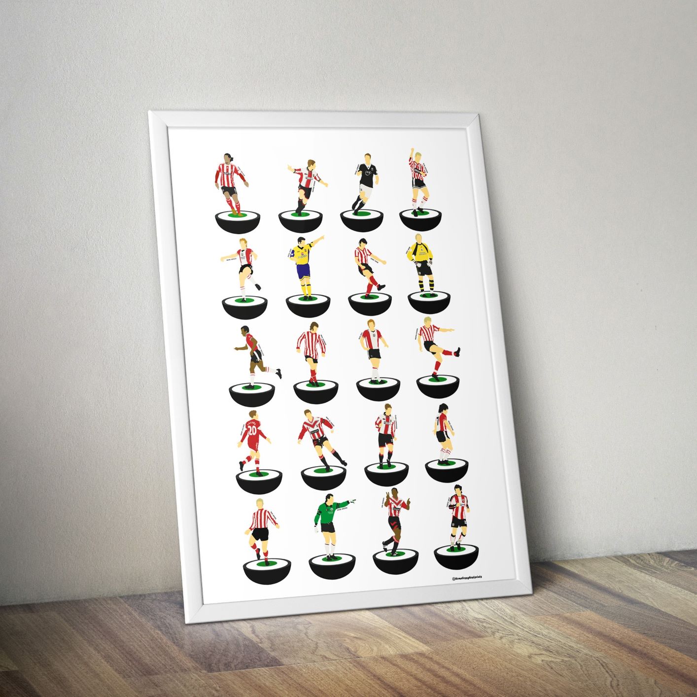 Southampton Subbuteo Print