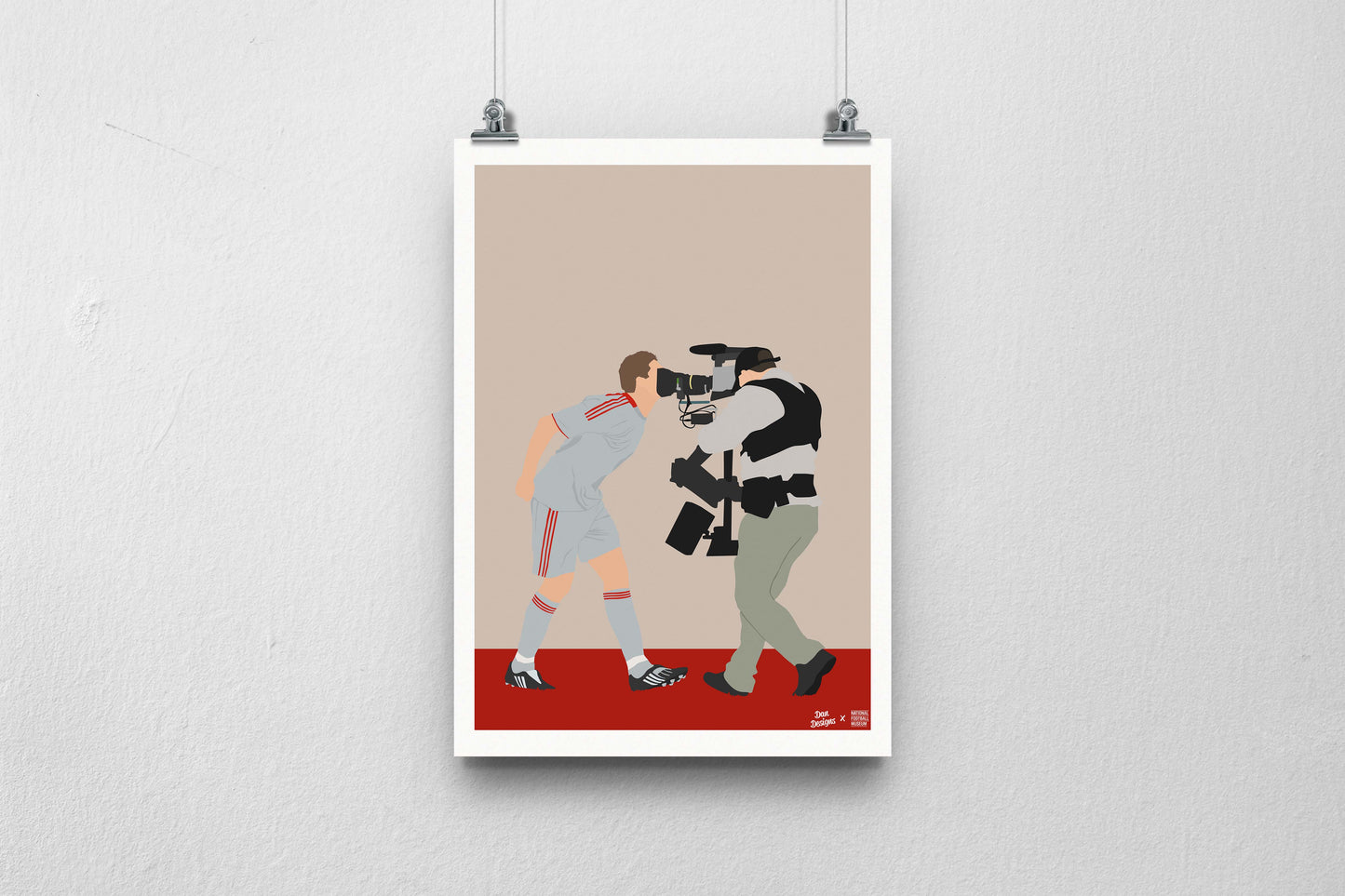 Steven Gerrard A3 Print - DanDesignsGB