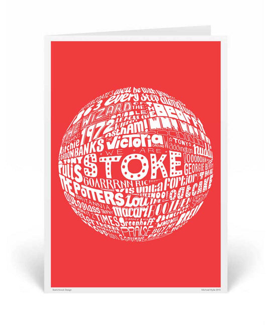 Sketch Book - Stoke City Card
