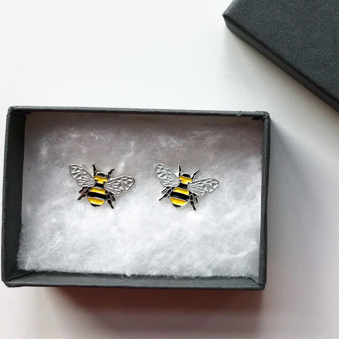 Manchester Bee Stud Earring Set - The Manchester Bee Co.