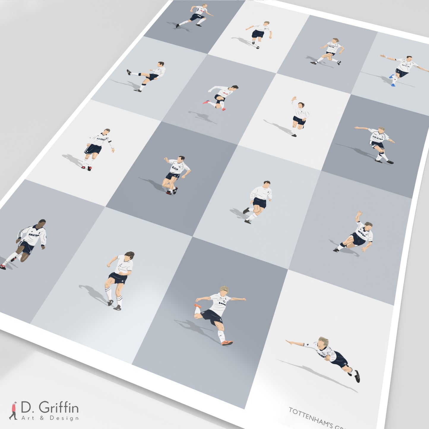 Tottenham's Greatest Players Print
