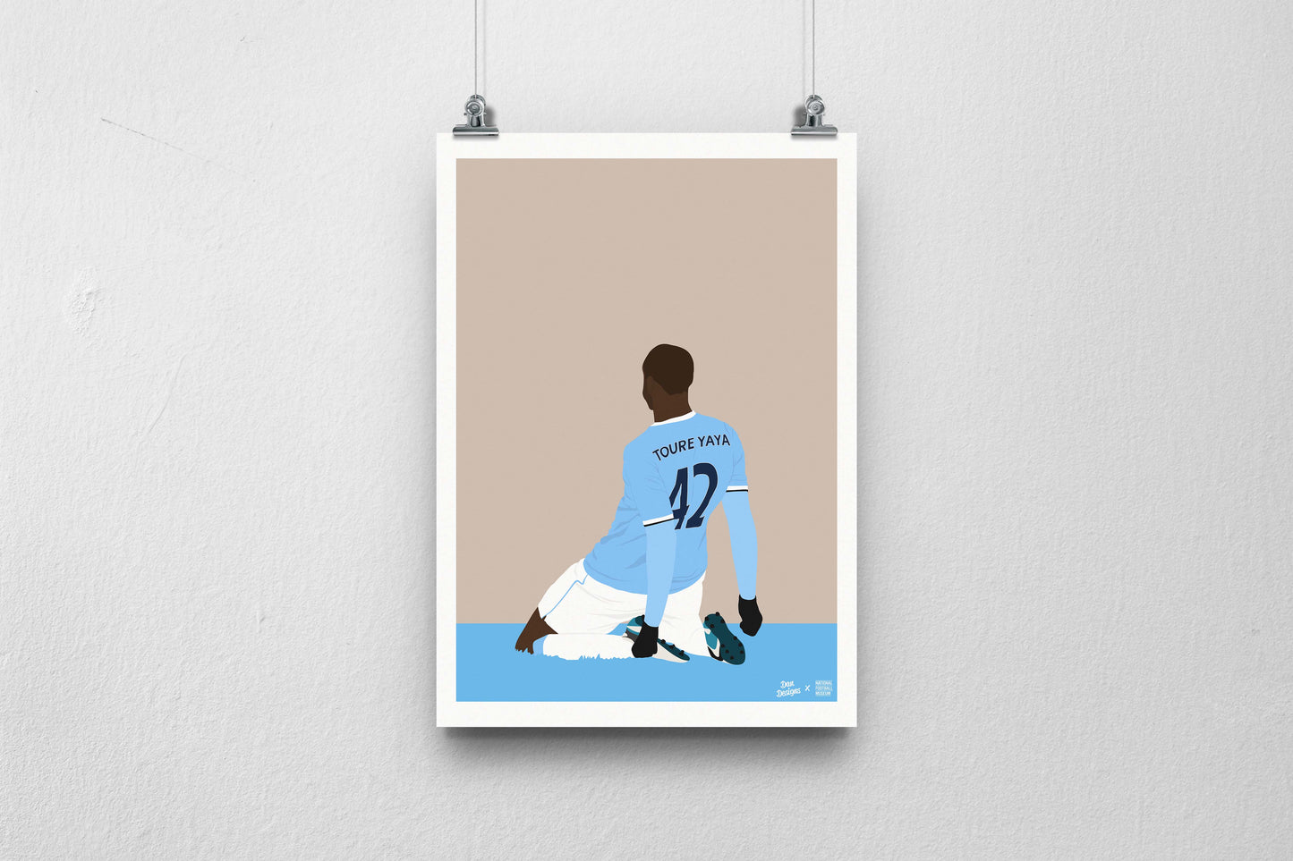 Yaya Toure A3 Print - DanDesignsGB