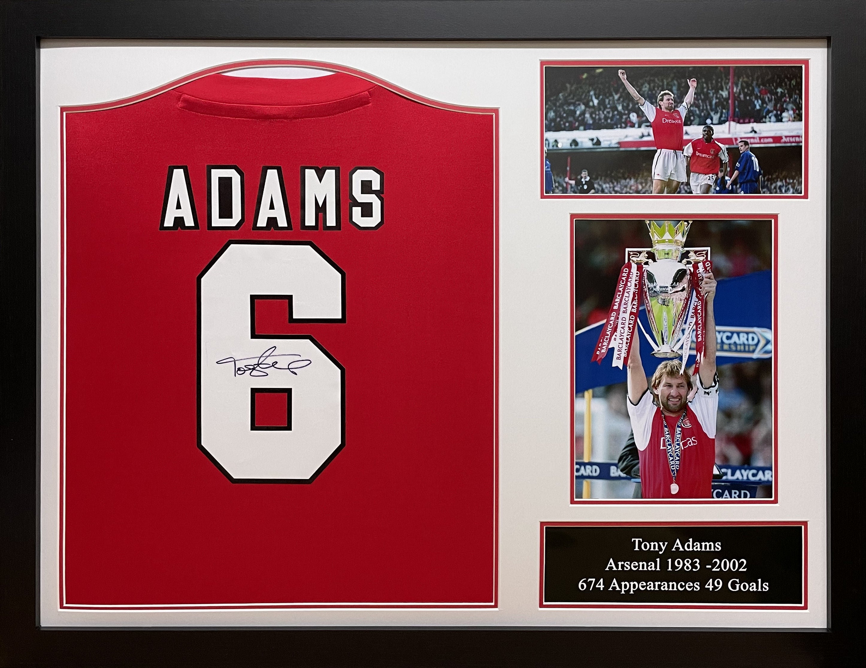 Tony Adams Signed Arsenal Shirt – National Football Museum Shop