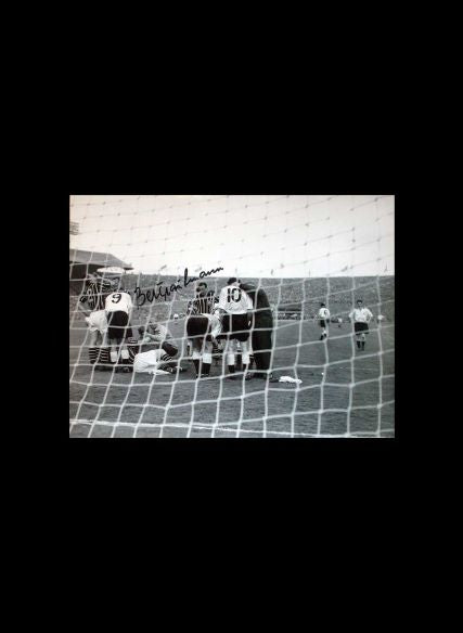 Bert Trautmann Signed 1956 FA Cup Final Photo