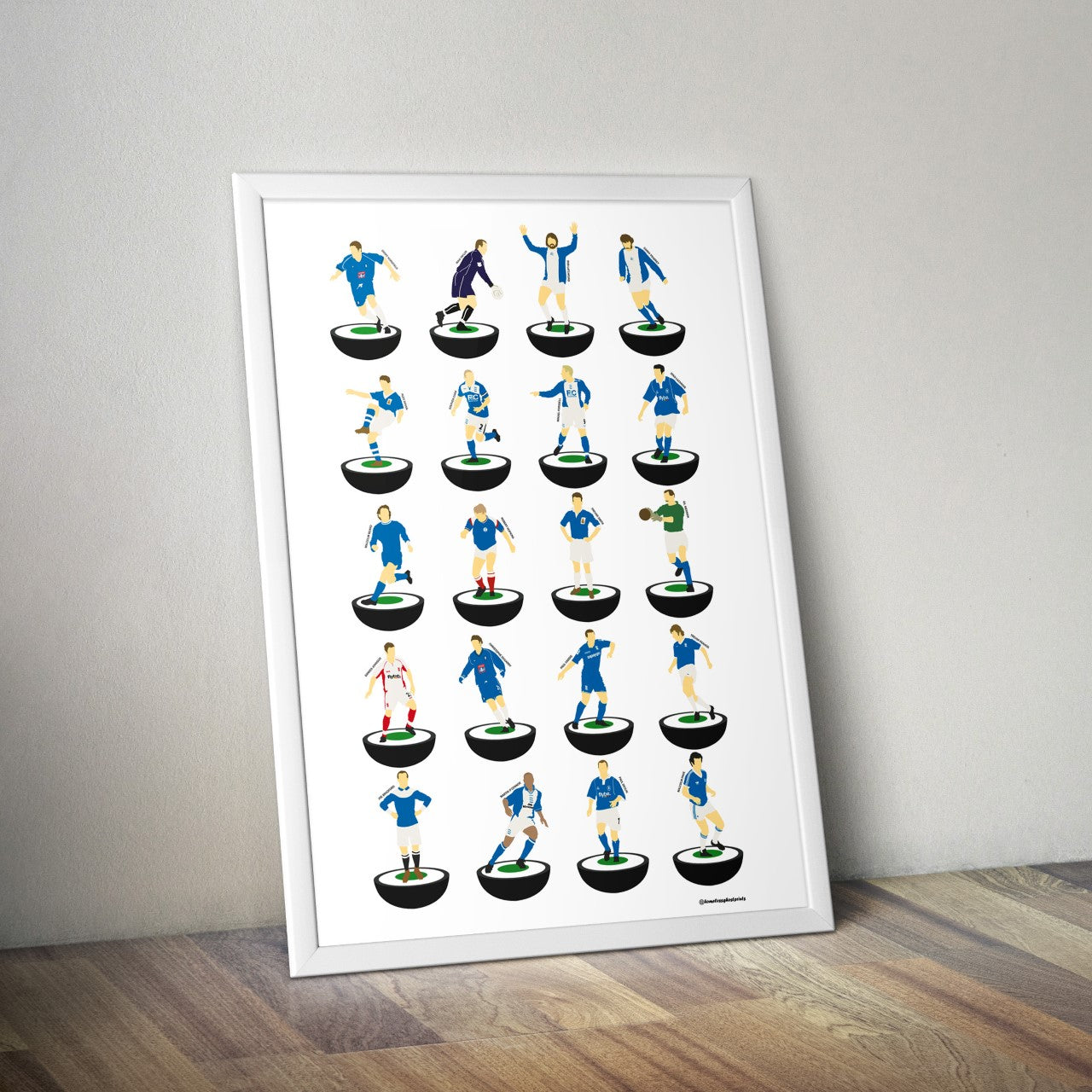 Birmingham City Subbuteo Print