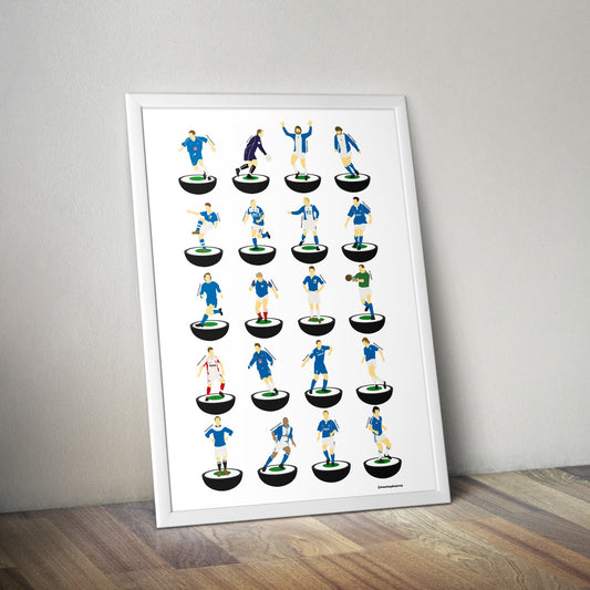 Birmingham City Subbuteo Print