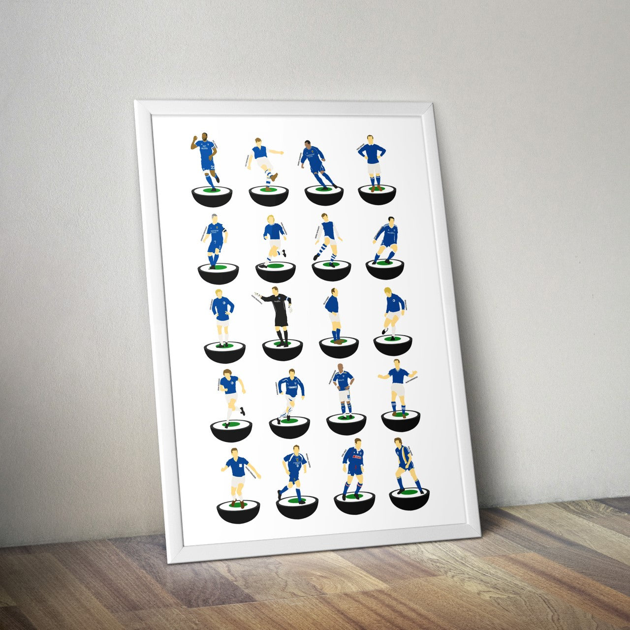 Cardiff City Subbuteo Print