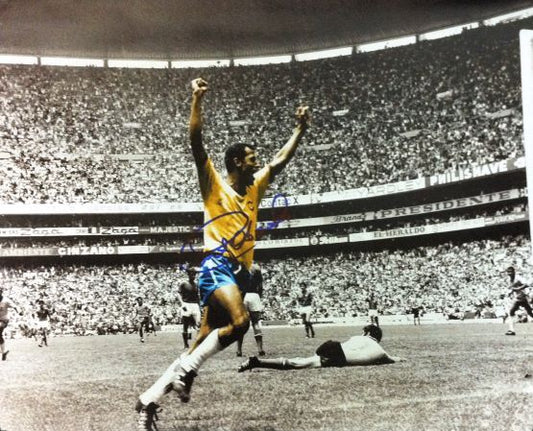Carlos Alberto “Greatest Team Goal” Signed Photo