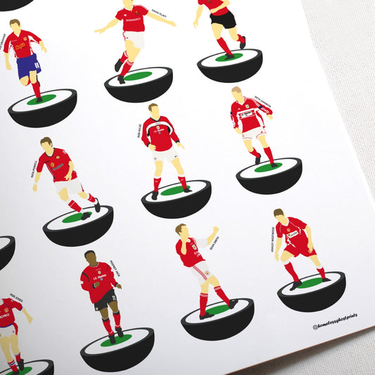Crewe Alexandra Subbuteo Print
