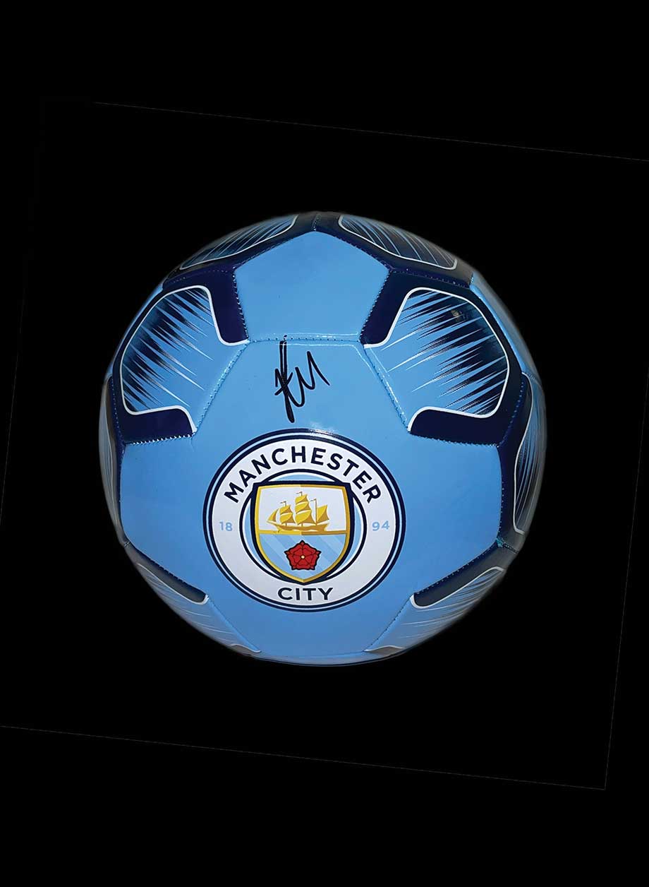 Ederson Signed Manchester City Football
