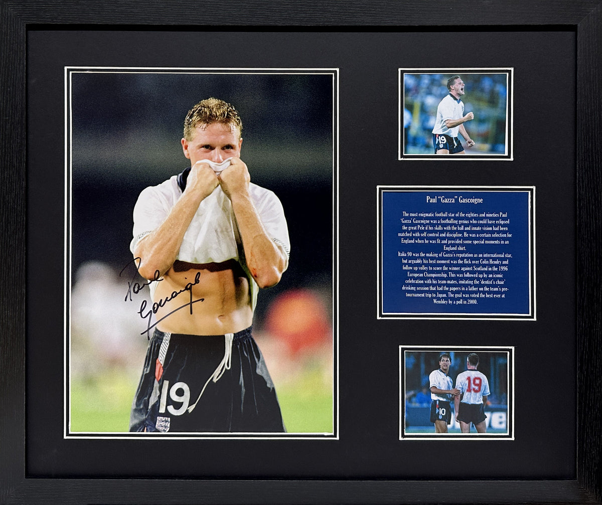 Paul 'Gazza' Gascoigne Signed Photo