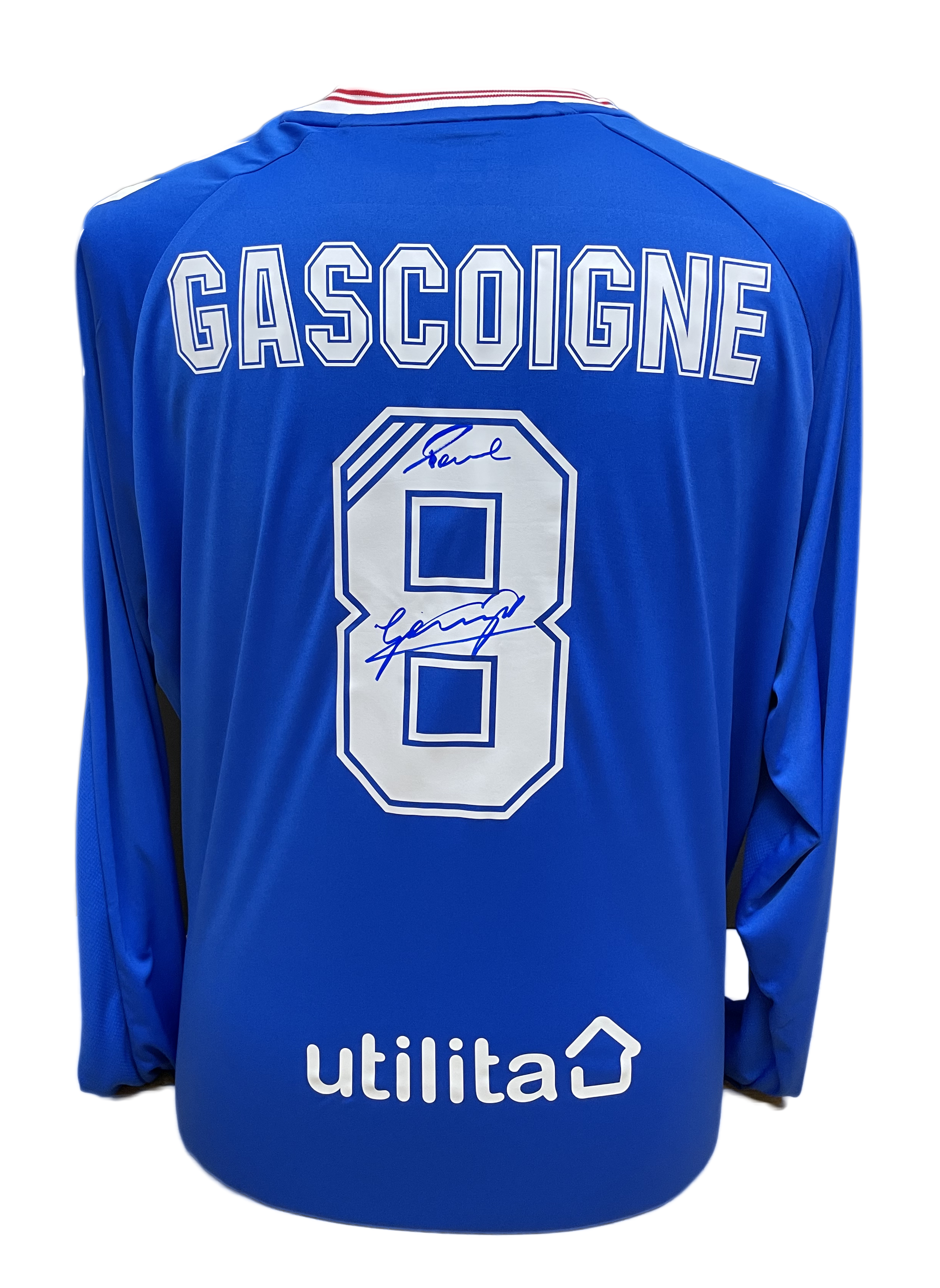 Paul “Gazza” Gascoigne Rangers Signed Shirt - Main Image