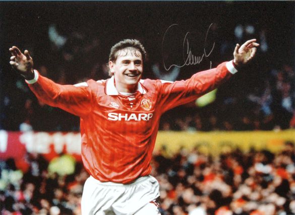 Andrei Kanchelskis Signed Manchester United Photo