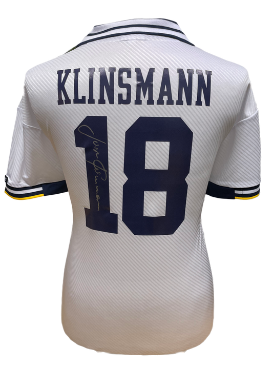 Jürgen Klinsmann Signed Tottenham 1994 Shirt