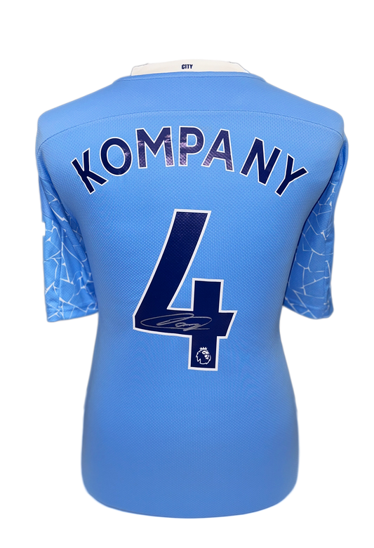 Vincent Kompany signed 20/21 Manchester City shirt