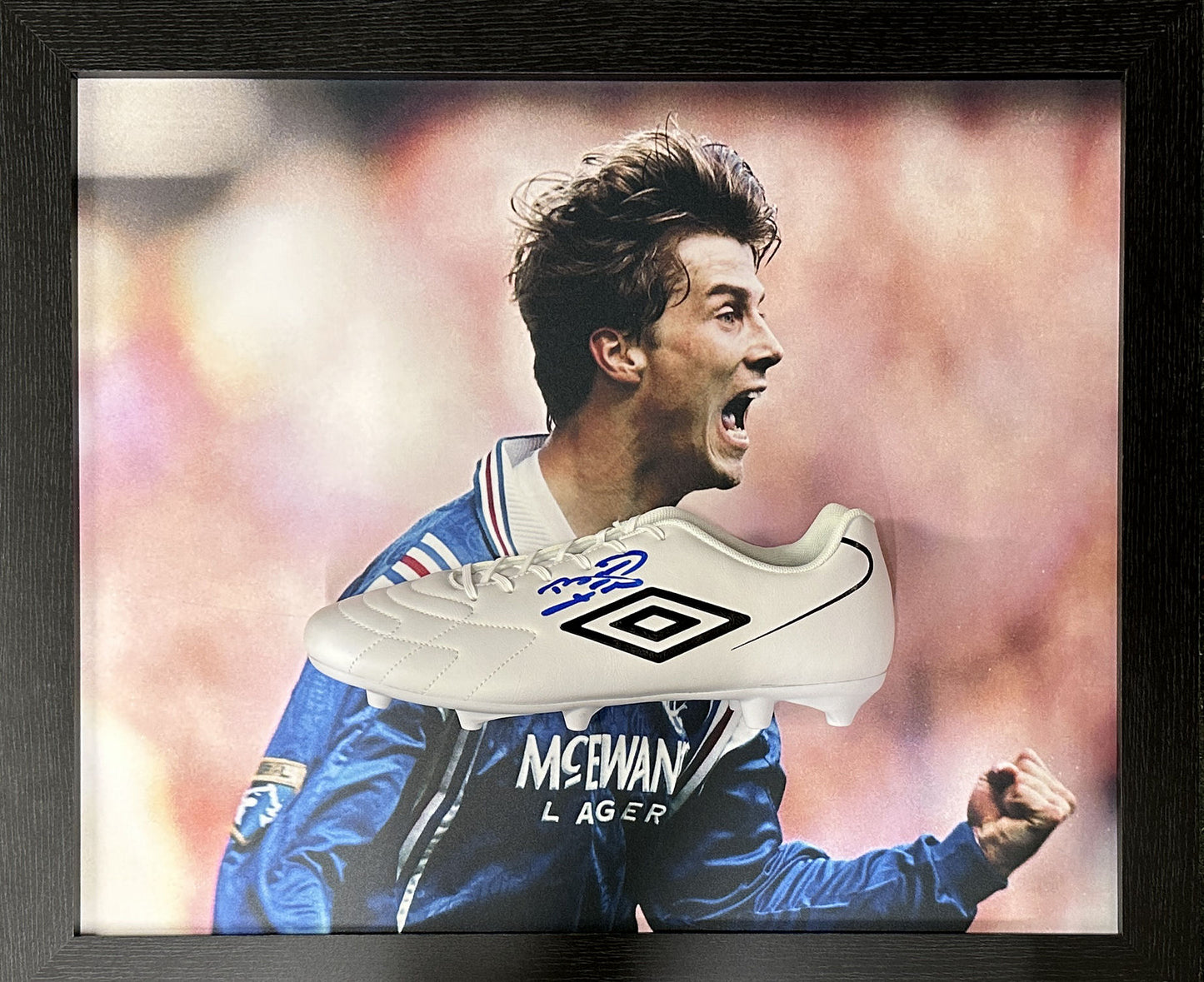 Brian Laudrup signed Umbro Boot