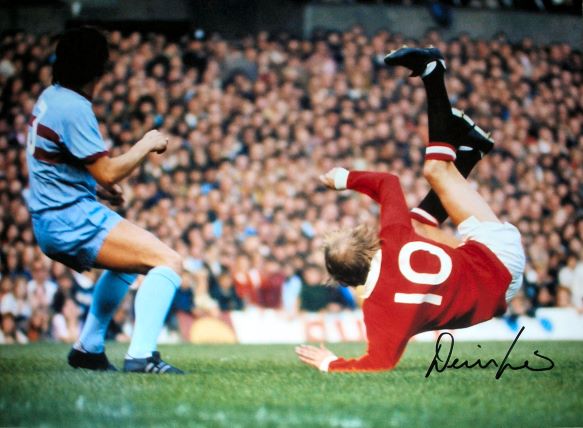 Denis Law Signed Photo