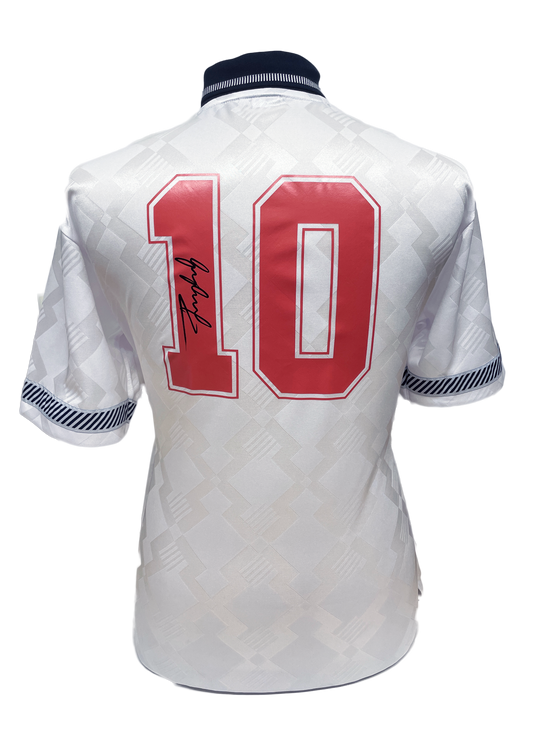 Gary Lineker Signed 1990 England Shirt
