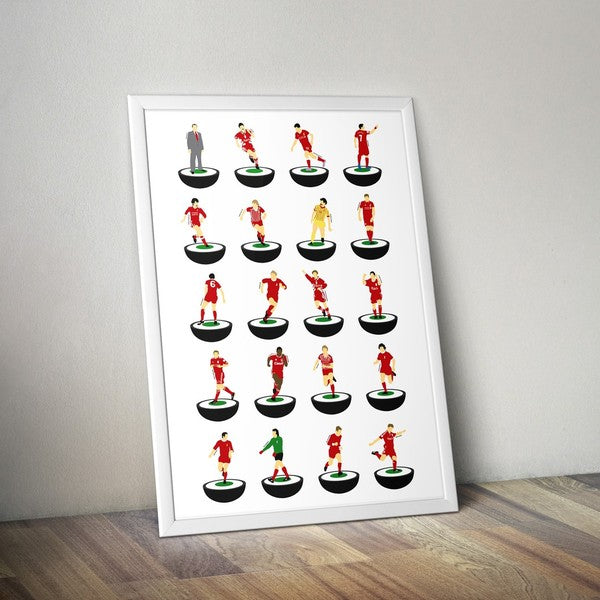 Liverpool Legends Subbuteo Print