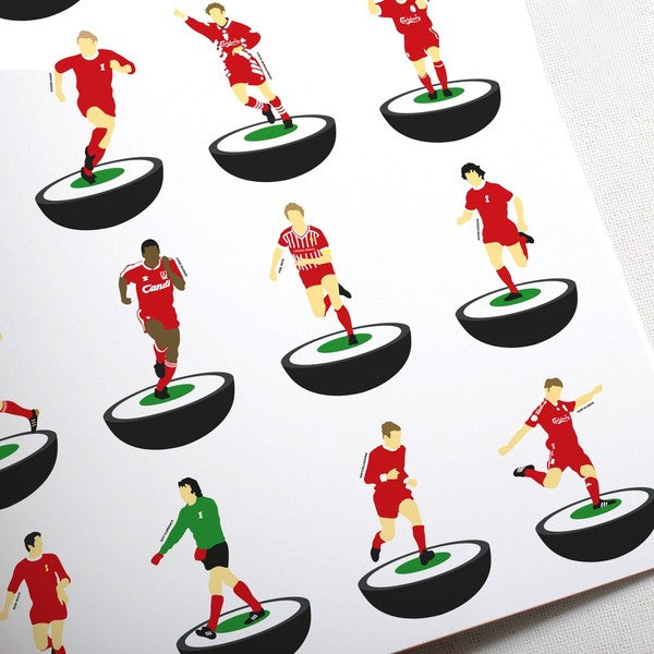 Liverpool Legends Subbuteo Print