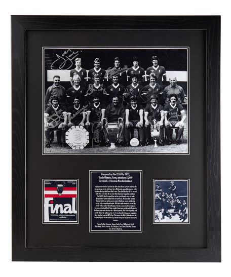 Liverpool 1977 European Cup Winners Multi Signed 16×20 Photo