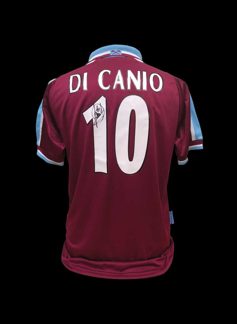 Paolo Di Canio 2000 Signed West Ham Shirt – National Football