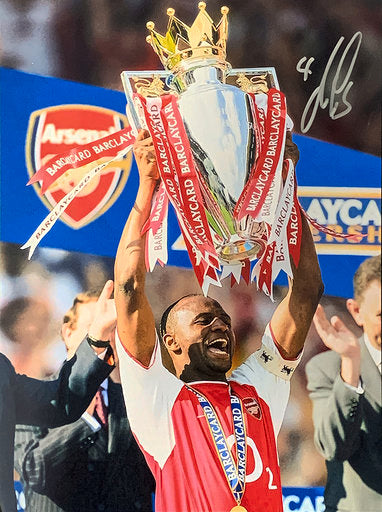 Patrick Vieira Signed Arsenal Photo