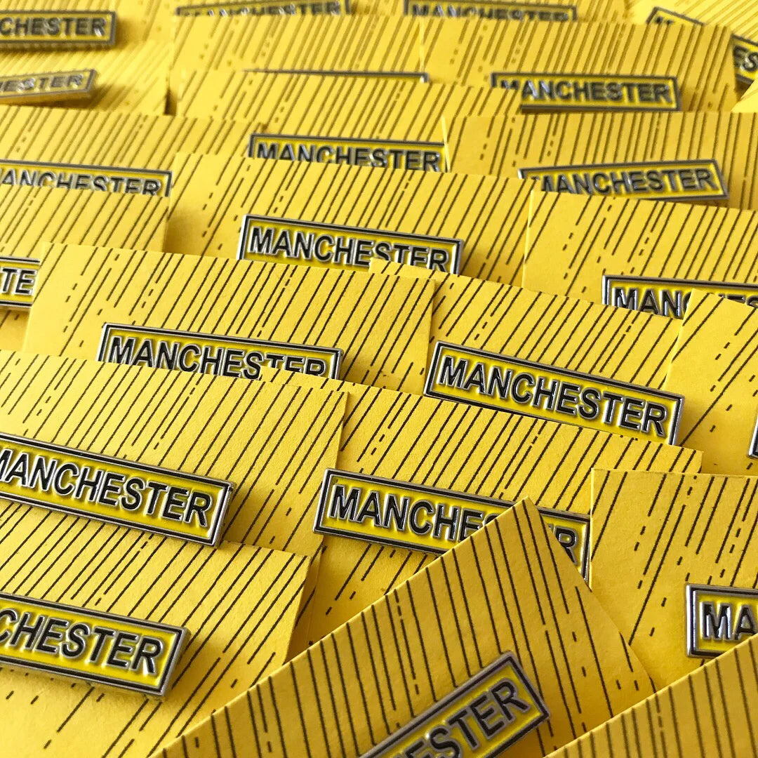 Manchester Enamel Pin Bar Badge - The Manchester Bee Co.
