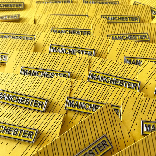 Manchester Enamel Pin Bar Badge - The Manchester Bee Co.