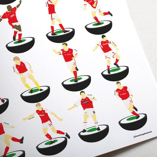 Rotherham United Subbuteo Print