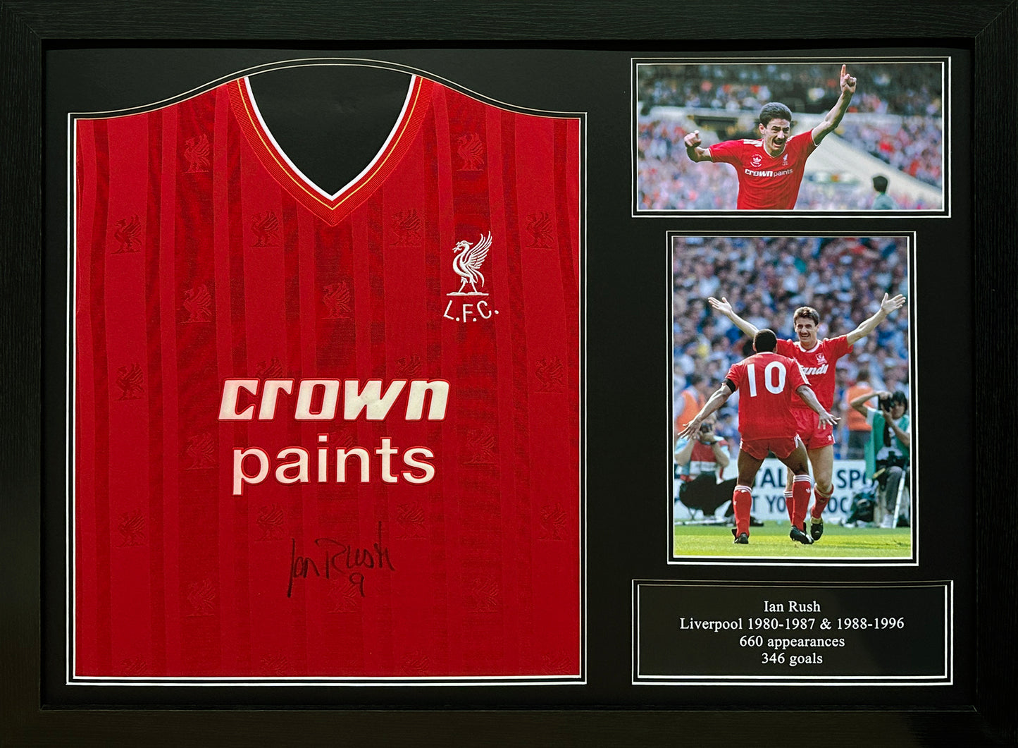 Ian Rush Liverpool Signed 1968 Shirt