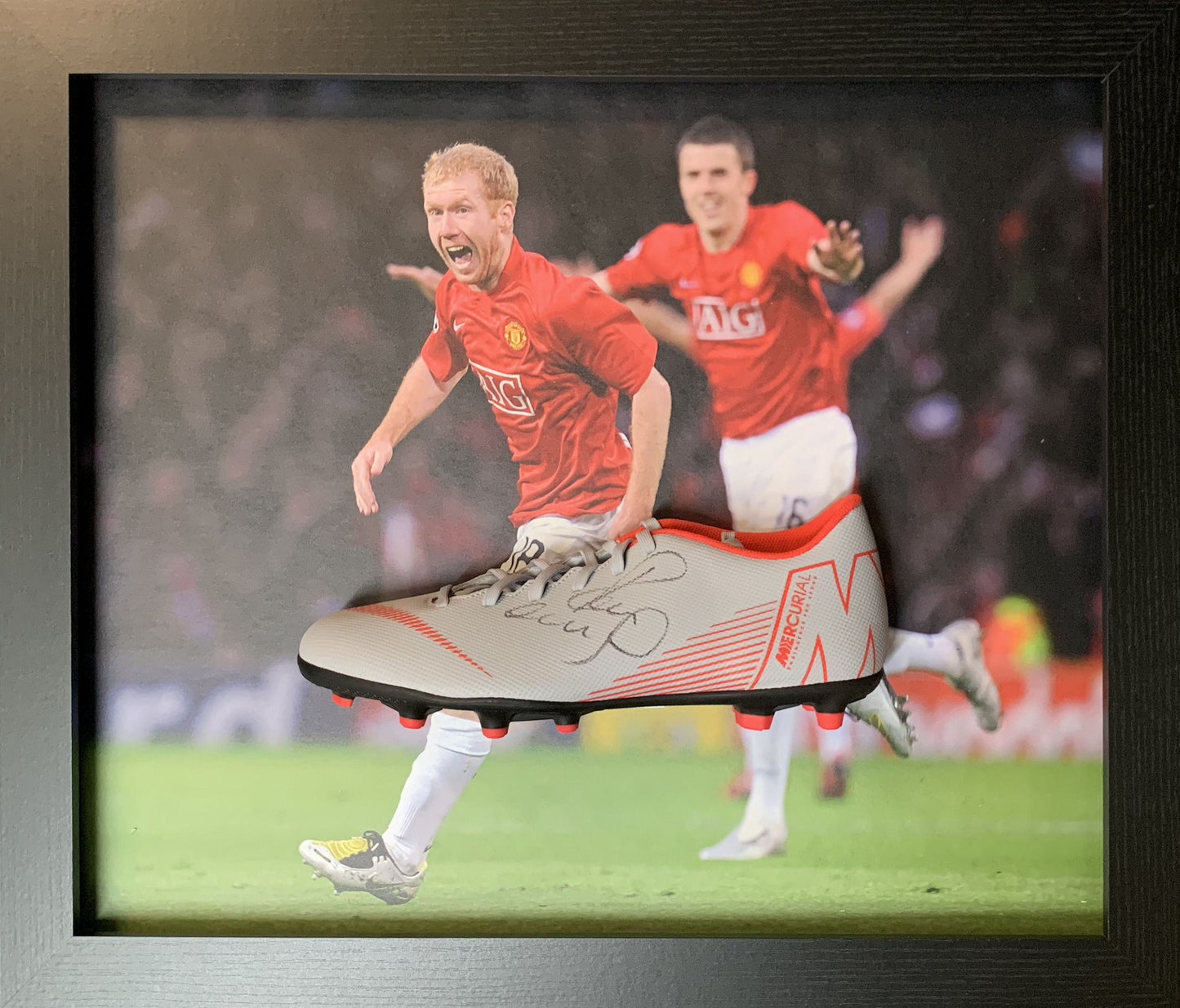 Paul Scholes Signed Nike Football Boot
