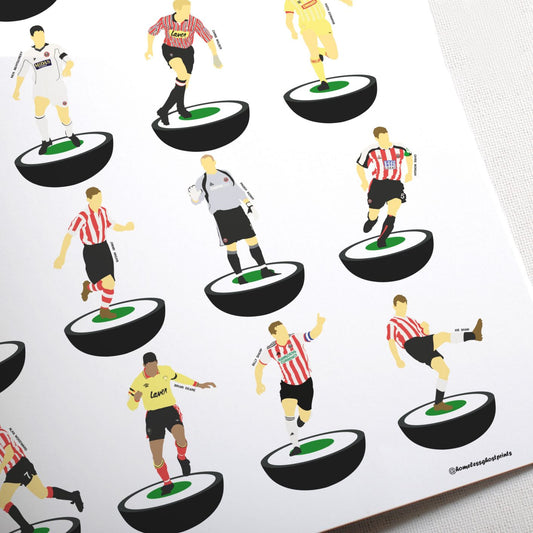 Sheffield United Subbuteo Print