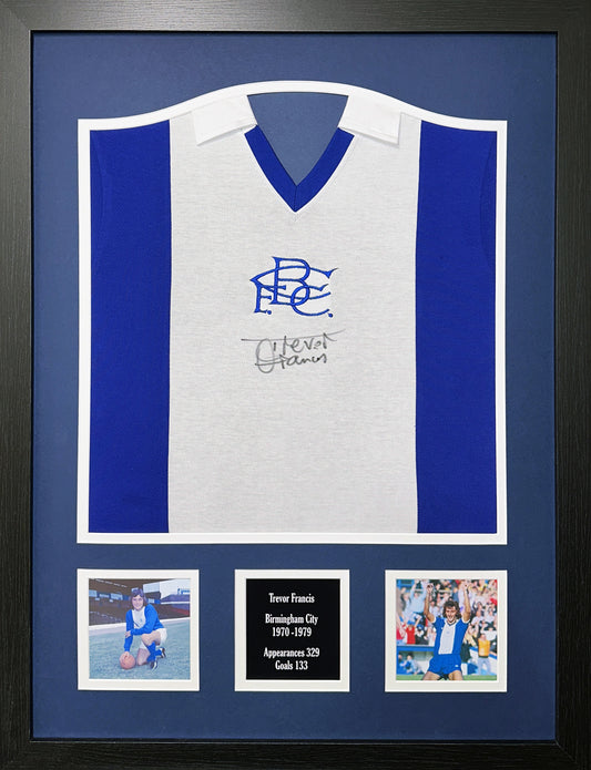 Trevor Francis Signed Birmingham City Shirt