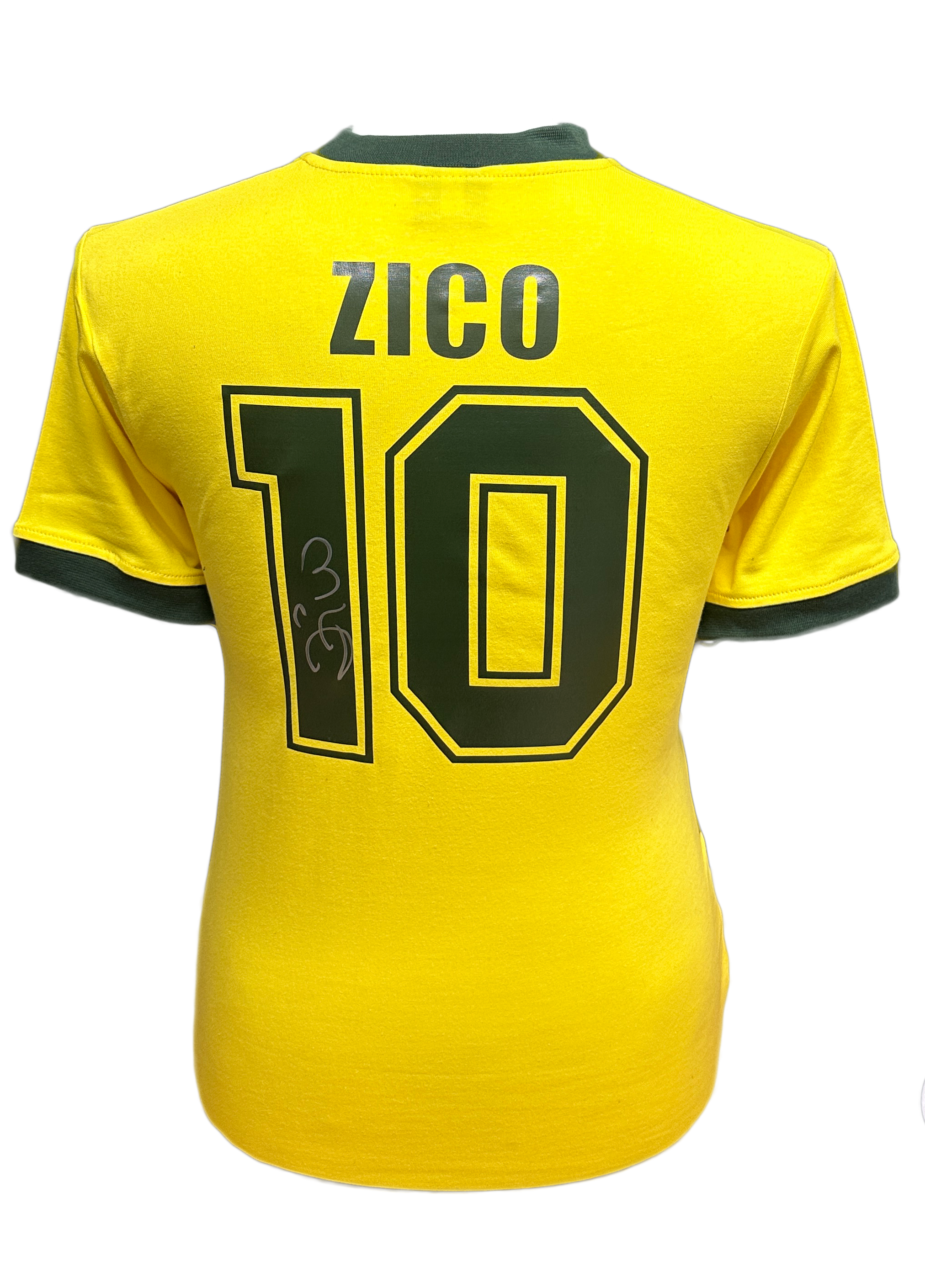Zico Signed No.10 Brazil Shirt – National Football Museum Shop
