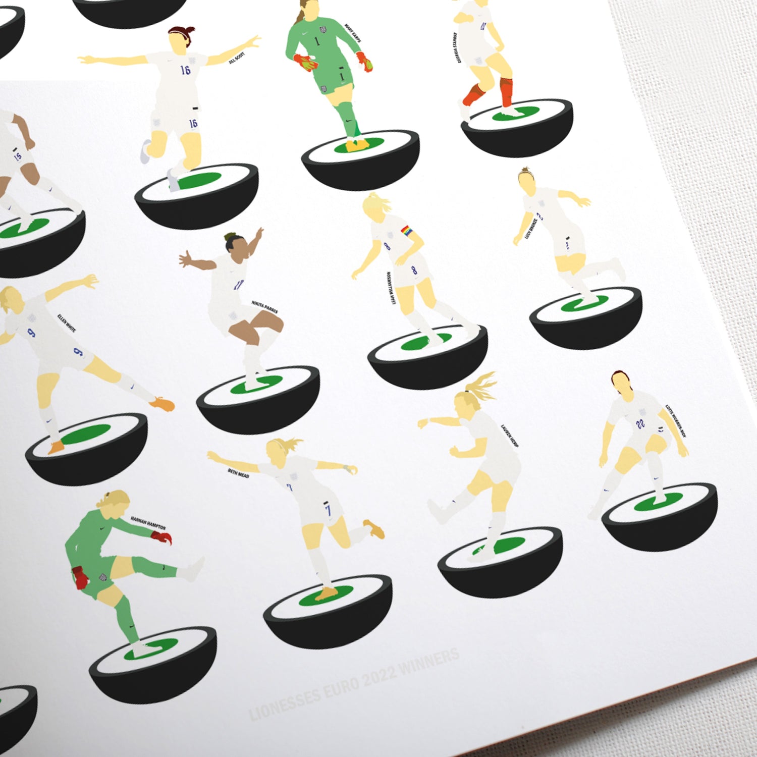 Subbuteo Prints by Homeless Ghost Prints