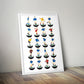 Glasgow Rangers 1990s Subbuteo Print