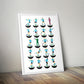 Manchester City WSL 2026 Double Subbuteo Print