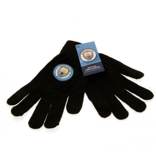 Manchester City Knitted Gloves