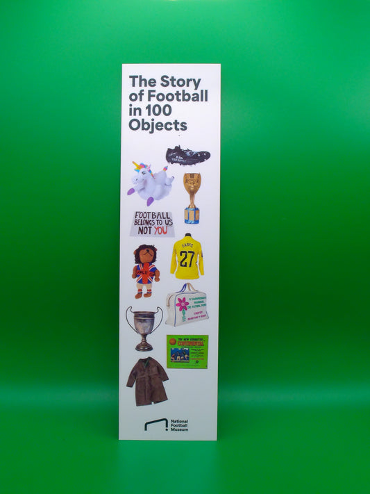 NFM Bookmark 'The Story of Football in 100 Objects'