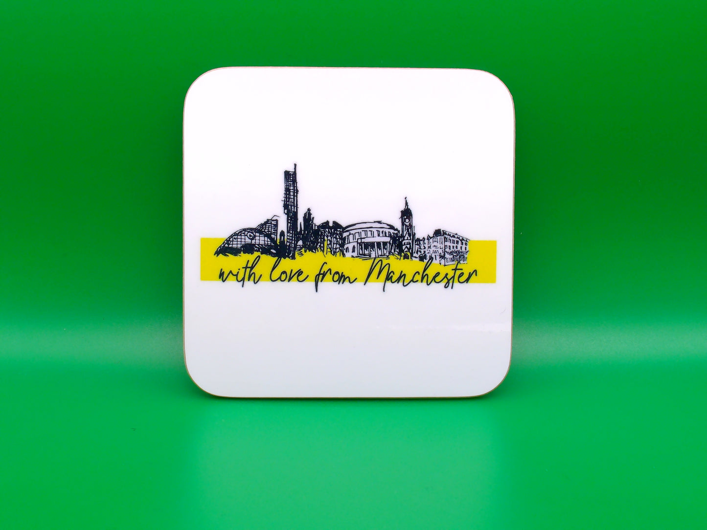 With Love From Manchester Coaster - The Manchester Shop