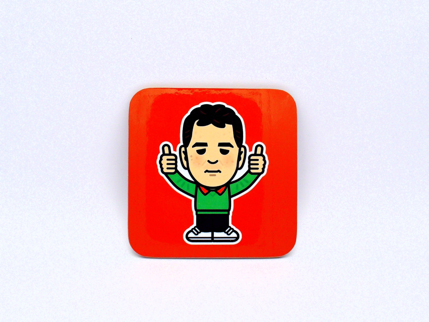 Brian Clough Manchester United Coaster