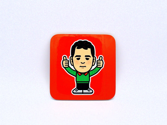 Brian Clough Manchester United Coaster