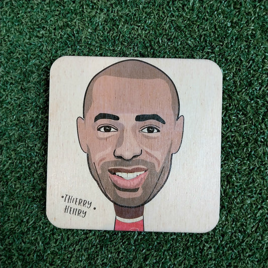 Thierry Henry Wooden Coaster