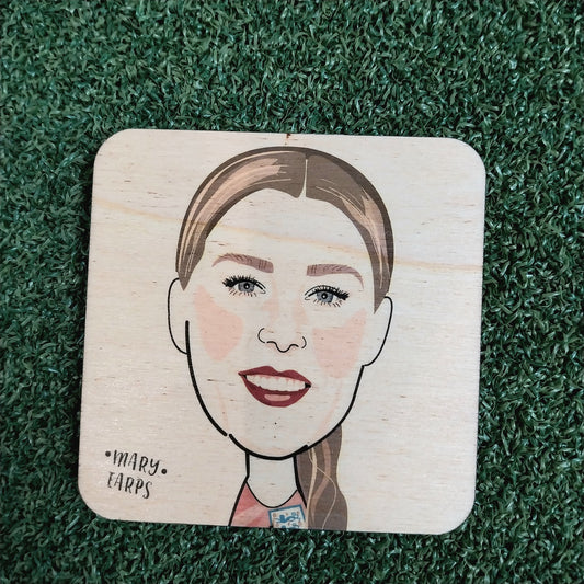 Mary Earps Wooden Coasters