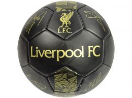 Liverpool Signature Mini Football (Black)