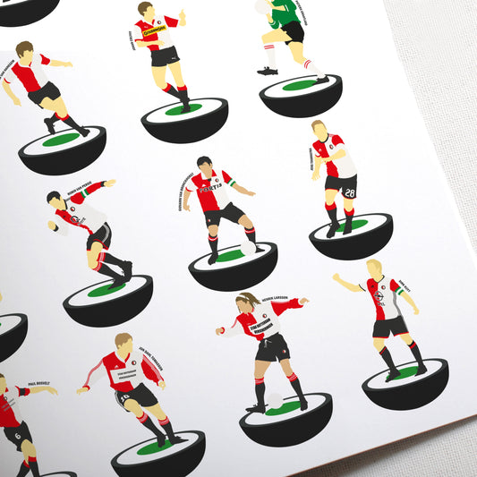 Feyenoord Subbuteo Print