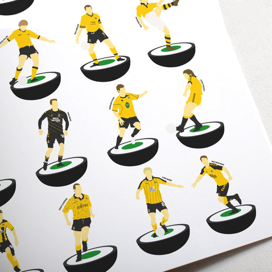 Cambridge United Subbuteo Print