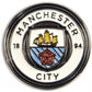 Manchester City FC Keyring & Badge Set